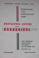 Hartlepool Rovers v Barbarians 1965 rugby  Programme